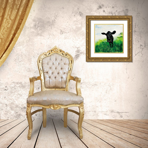 Farm Team II Gold Ornate Wood Framed Art Print with Double Matting by Ducklow, Patsy