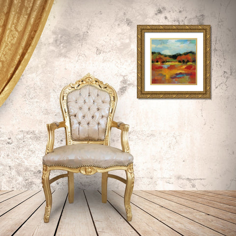 October Moment I Gold Ornate Wood Framed Art Print with Double Matting by Vassileva, Silvia