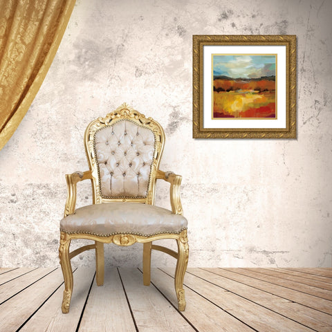 October Moment II Gold Ornate Wood Framed Art Print with Double Matting by Vassileva, Silvia