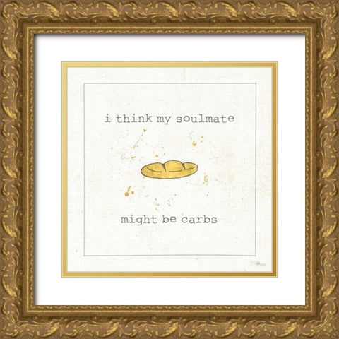 Calorie Cuties II Gold Ornate Wood Framed Art Print with Double Matting by Pela Studio