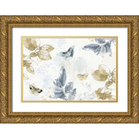 Floresta I Gold Ornate Wood Framed Art Print with Double Matting by Pertiet, Katie