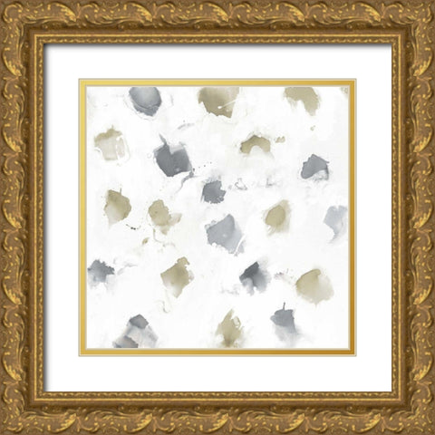 Nougat II Neutral Gold Ornate Wood Framed Art Print with Double Matting by Schick, Mike