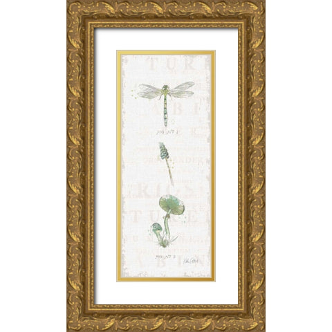 In the Forest X Gold Ornate Wood Framed Art Print with Double Matting by Pertiet, Katie