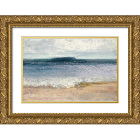 Indigo Isle Gold Ornate Wood Framed Art Print with Double Matting by Purinton, Julia