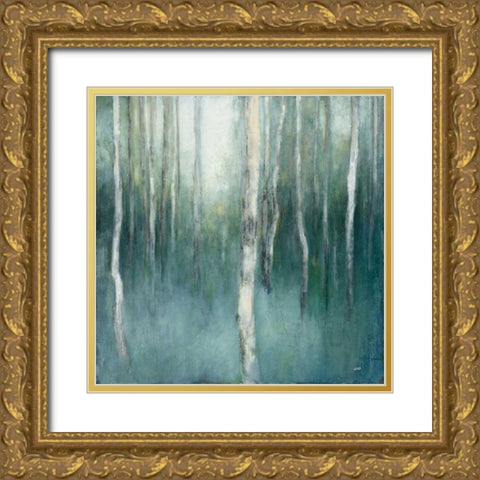 Forest Dream Gold Ornate Wood Framed Art Print with Double Matting by Purinton, Julia