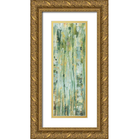 The Forest VII Gold Ornate Wood Framed Art Print with Double Matting by Audit, Audit