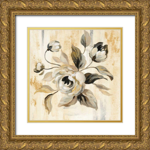 English Rose II Gold Ornate Wood Framed Art Print with Double Matting by Vassileva, Silvia