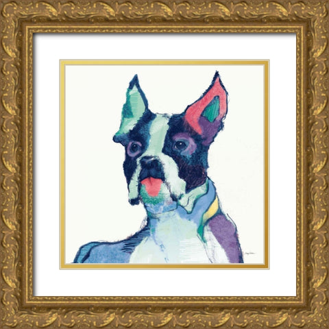 Ulysses Watercolor Pastel Gold Ornate Wood Framed Art Print with Double Matting by Tillmon, Avery