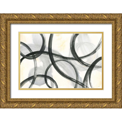 Junctions Gold Ornate Wood Framed Art Print with Double Matting by Schlabach, Sue