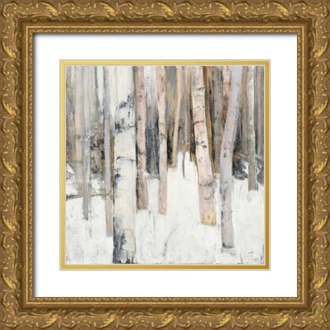 Warm Winter Light I Gold Ornate Wood Framed Art Print with Double Matting by Purinton, Julia