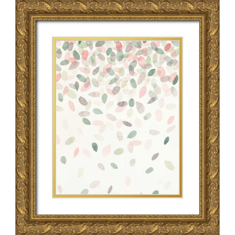 Spring Cascade I Gold Ornate Wood Framed Art Print with Double Matting by Marshall, Laura