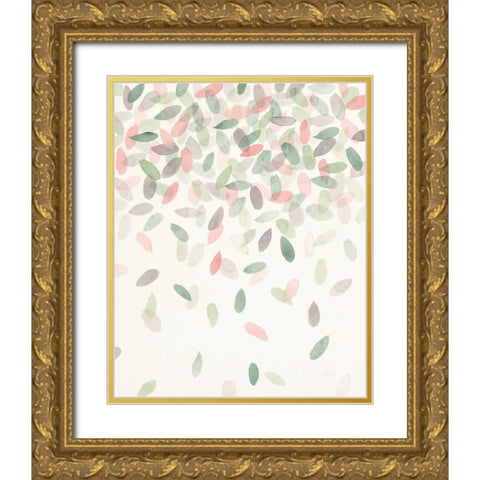 Spring Cascade II Gold Ornate Wood Framed Art Print with Double Matting by Marshall, Laura