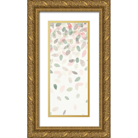 Spring Cascade III Gold Ornate Wood Framed Art Print with Double Matting by Marshall, Laura