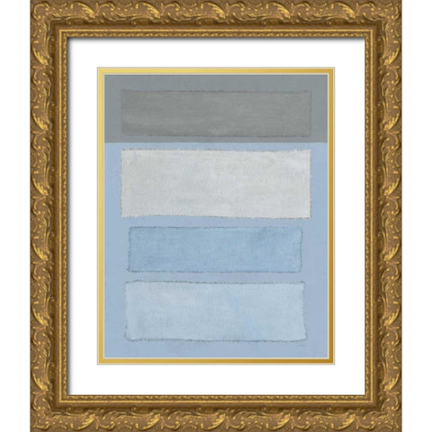 Painted Weaving I FB Gold Ornate Wood Framed Art Print with Double Matting by Rhue, Piper