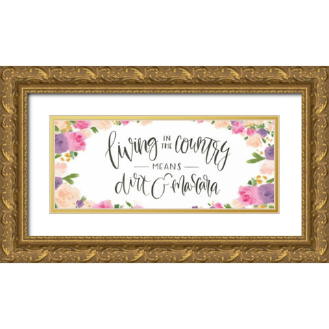 Beautiful Country IV Gold Ornate Wood Framed Art Print with Double Matting by Wiens, James