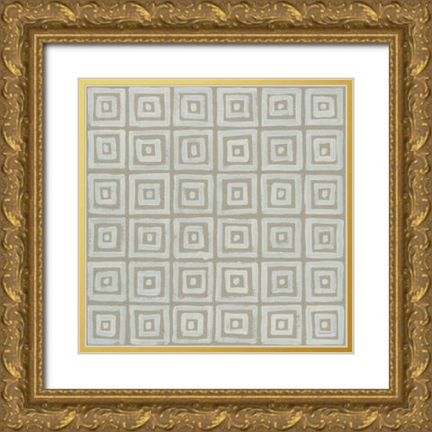Bambala V Gold Ornate Wood Framed Art Print with Double Matting by Lovell, Kathrine