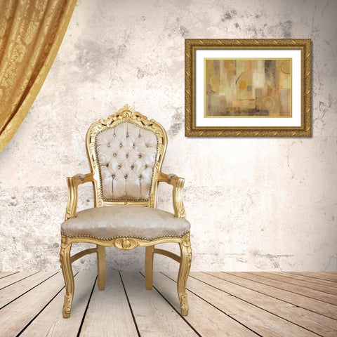 Whispered Words Gold Ornate Wood Framed Art Print with Double Matting by Vassileva, Silvia