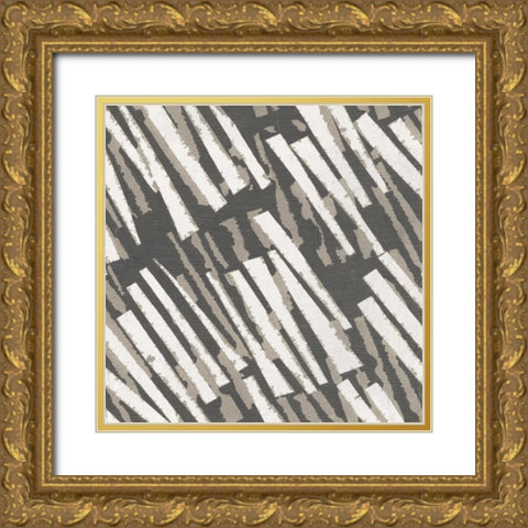 Fun on the Fourth III Neutral Gold Ornate Wood Framed Art Print with Double Matting by Wild Apple Portfolio