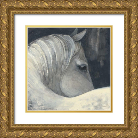 Bijou Gold Ornate Wood Framed Art Print with Double Matting by Hristova, Albena