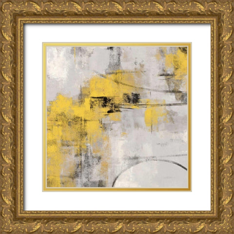 Stone Gardens II Yellow Gold Ornate Wood Framed Art Print with Double Matting by Vassileva, Silvia