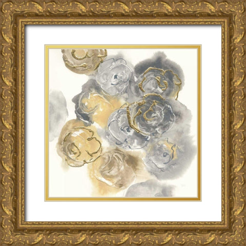 Gold Edged Neutral II Gold Ornate Wood Framed Art Print with Double Matting by Paschke, Chris