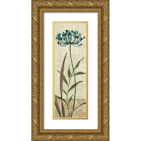 Growing I Gold Ornate Wood Framed Art Print with Double Matting by Audit, Lisa