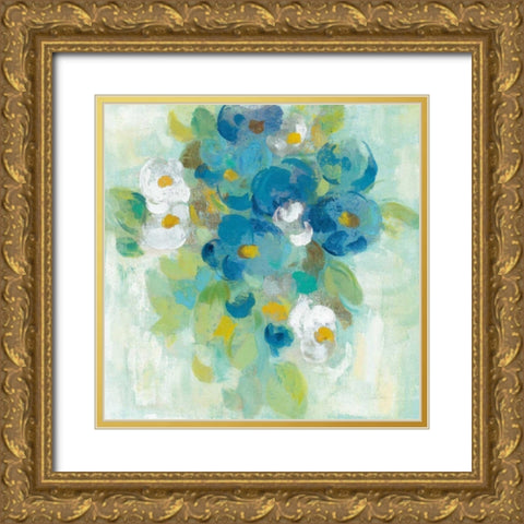 Spring Aroma II Yellow Gold Ornate Wood Framed Art Print with Double Matting by Vassileva, Silvia