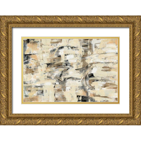Tone on Tone Gold Ornate Wood Framed Art Print with Double Matting by Vassileva, Silvia