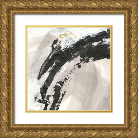 Galaxy I Gold Ornate Wood Framed Art Print with Double Matting by Paschke, Chris