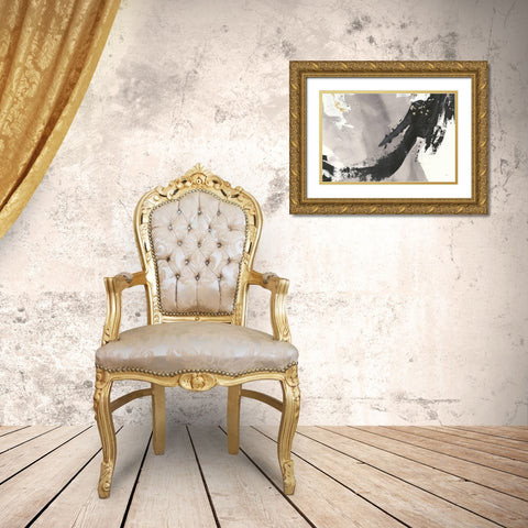 Galaxy II Crop Gold Ornate Wood Framed Art Print with Double Matting by Paschke, Chris