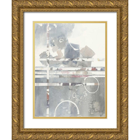 Inbound Traffic Gold Ornate Wood Framed Art Print with Double Matting by Schick, Mike