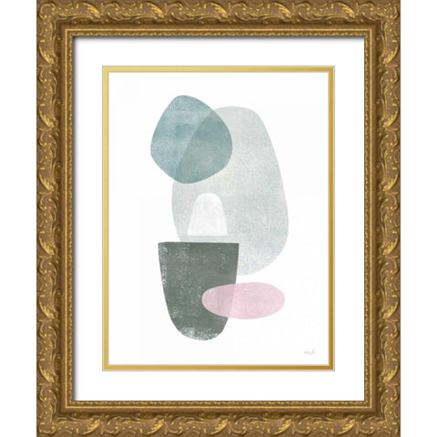 Dream I Gold Ornate Wood Framed Art Print with Double Matting by Hershey, Moira