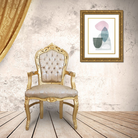 Dream IV Gold Ornate Wood Framed Art Print with Double Matting by Hershey, Moira