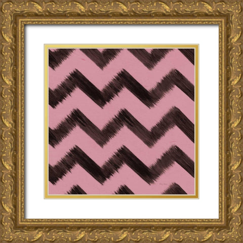 Shoe Fetish Pattern II D Gold Ornate Wood Framed Art Print with Double Matting by Adams, Emily