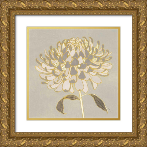 Sarahs Garden Gatsby IV Gold Ornate Wood Framed Art Print with Double Matting by Adams, Sarah
