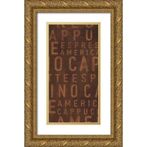 Coffee and Co Step 04A I Gold Ornate Wood Framed Art Print with Double Matting by Penner, Janelle