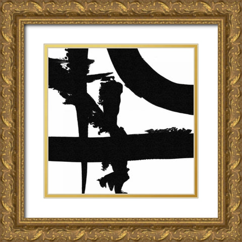Crossing Paths II Gold Ornate Wood Framed Art Print with Double Matting by Adams, Sarah