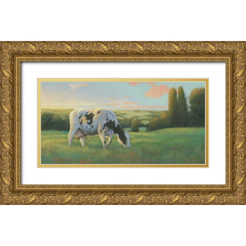 Farm Life I Gold Ornate Wood Framed Art Print with Double Matting by Wiens, James