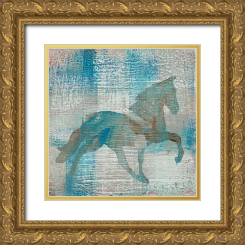 Cheval II Gold Ornate Wood Framed Art Print with Double Matting by Studio Mousseau