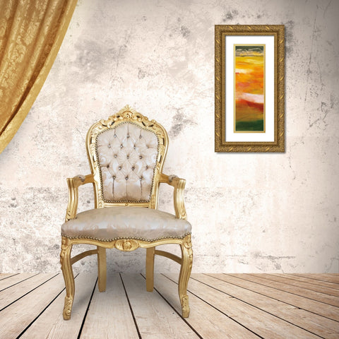 Bog Journey II v2 Gold Ornate Wood Framed Art Print with Double Matting by Maye, Jo