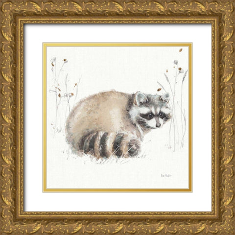 A Woodland Walk X Gold Ornate Wood Framed Art Print with Double Matting by Audit, Lisa