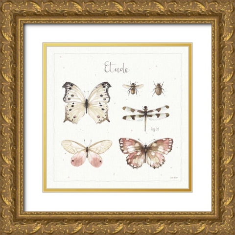 A Country Weekend XI Gold Ornate Wood Framed Art Print with Double Matting by Audit, Lisa