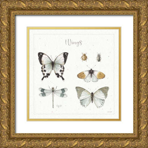 A Country Weekend XII Gold Ornate Wood Framed Art Print with Double Matting by Audit, Lisa