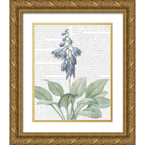 Summer Botanicals II Gold Ornate Wood Framed Art Print with Double Matting by Wild Apple Portfolio