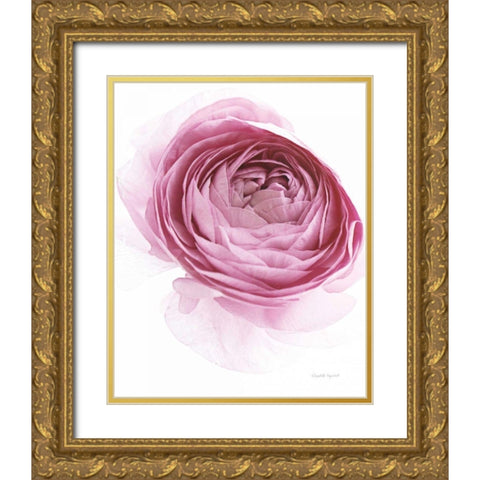 Pink Lady IV Gold Ornate Wood Framed Art Print with Double Matting by Urquhart, Elizabeth