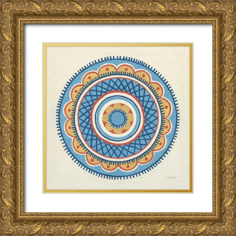 Solara II Gold Ornate Wood Framed Art Print with Double Matting by Lovell, Kathrine