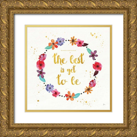Simply Amazing II Gold Ornate Wood Framed Art Print with Double Matting by Aiken, Jess