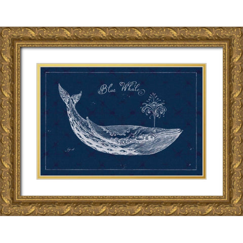 Underwater Life IX Gold Ornate Wood Framed Art Print with Double Matting by Brissonnet, Daphne
