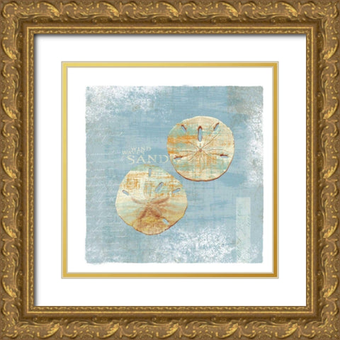 Wind Waves - Wag Gold Ornate Wood Framed Art Print with Double Matting by Wild Apple Portfolio