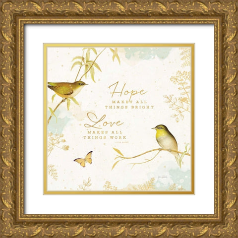 Natures Wisdom IV Gold Ornate Wood Framed Art Print with Double Matting by Pertiet, Katie